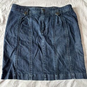 Anthropologie Pilcro denim mini skirt